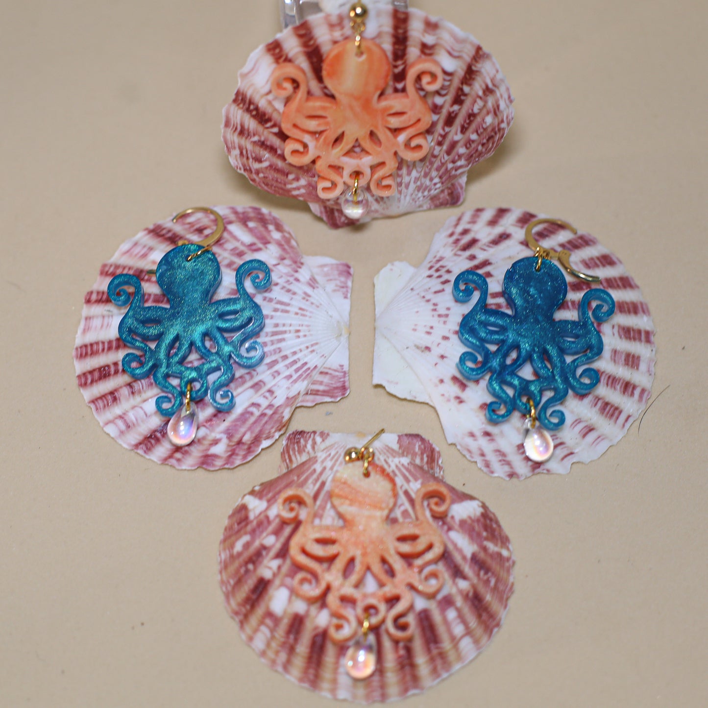 Bold Octopus Dangles