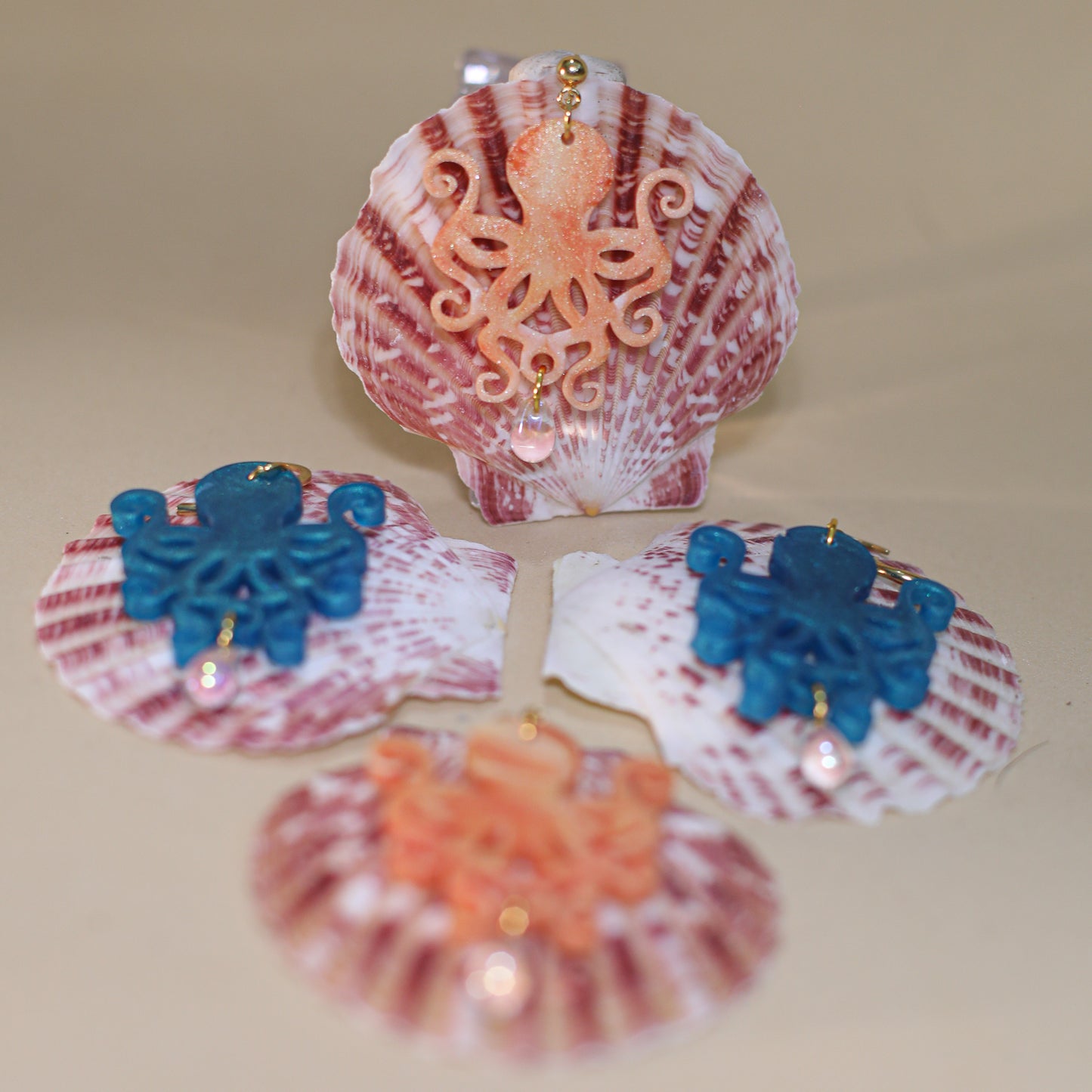 Bold Octopus Dangles
