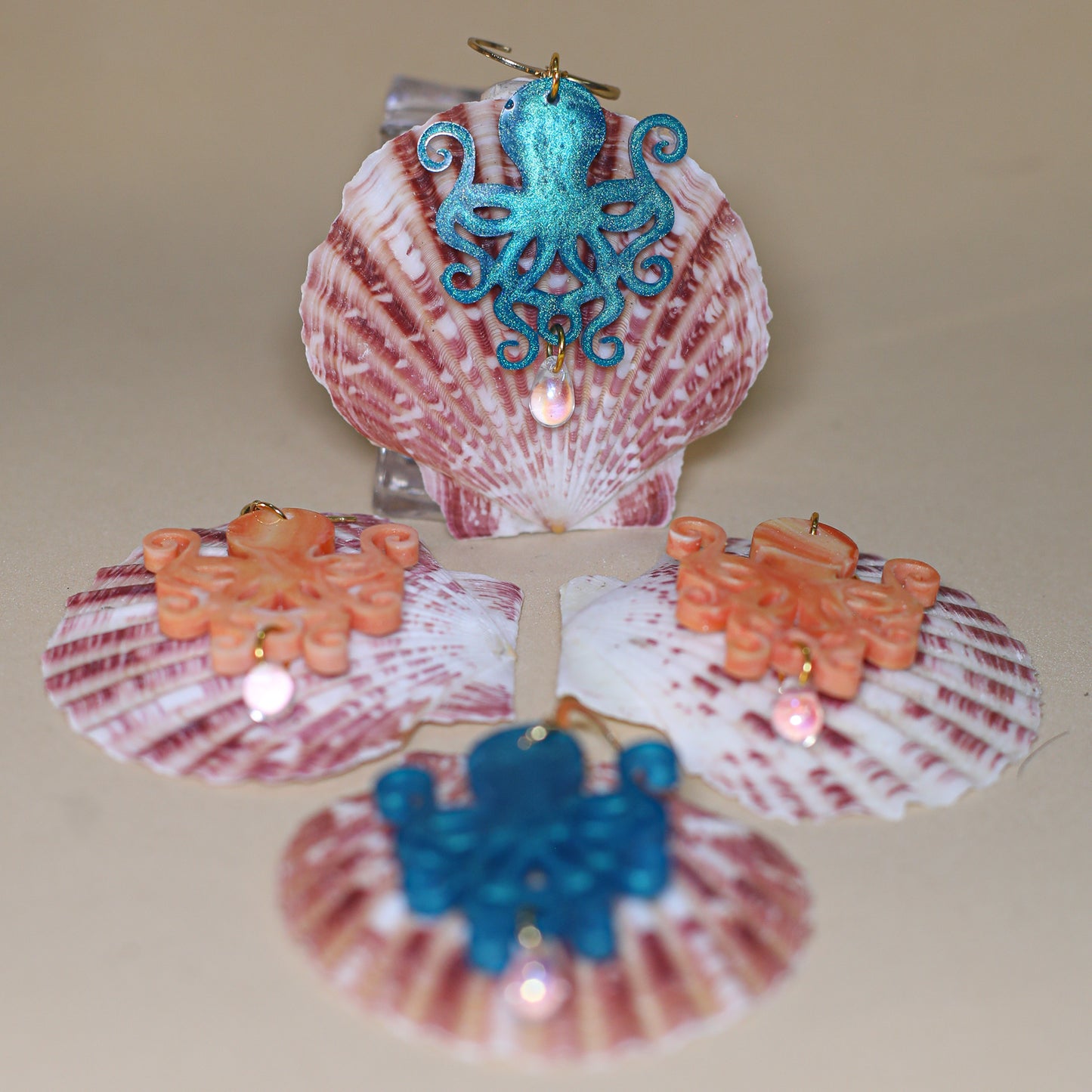 Bold Octopus Dangles