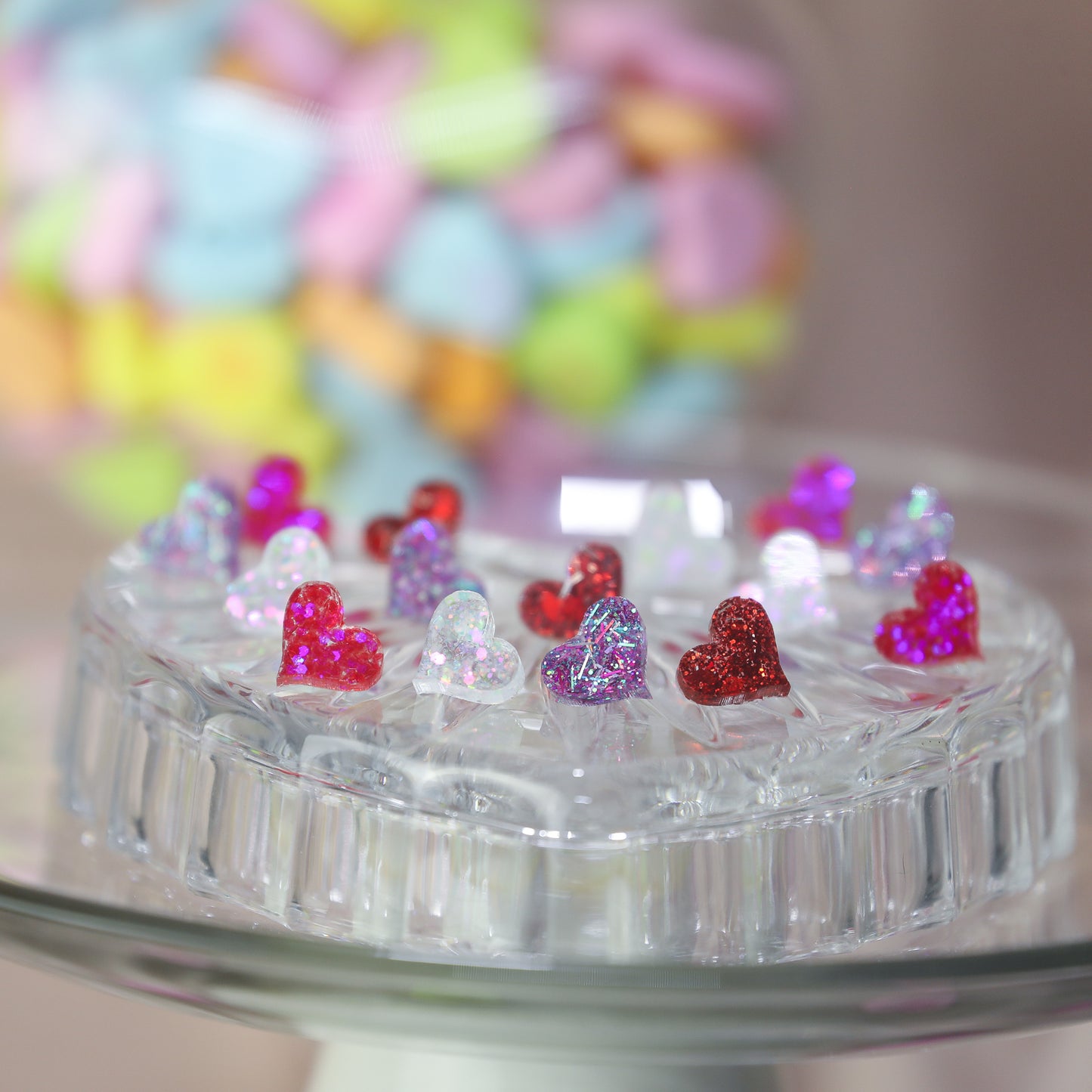 Even Heart Studs
