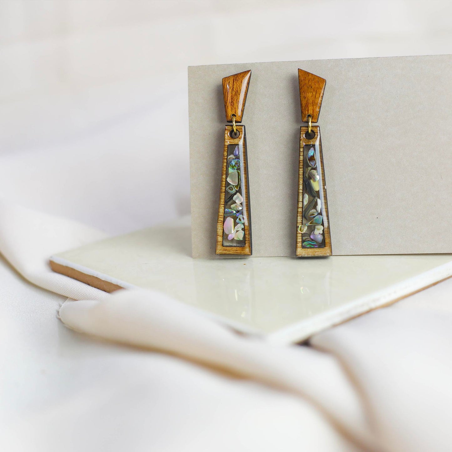 Liv Mahogany Dangles