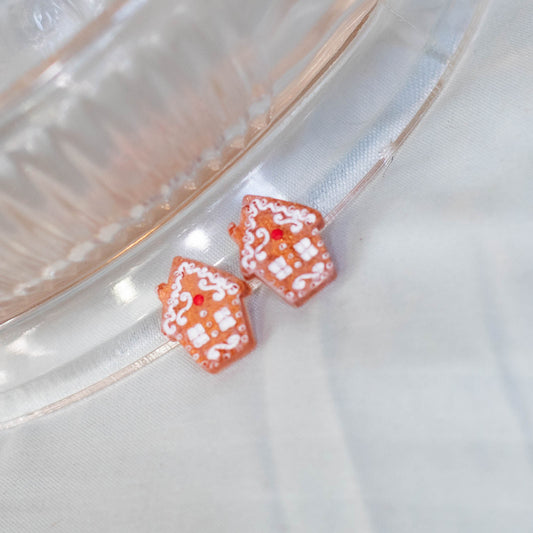 Gingerbread House Studs