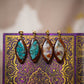 Atlas Semi Precious Stone & Wood Dangles