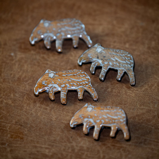 Grace Tapir Lapel Pin