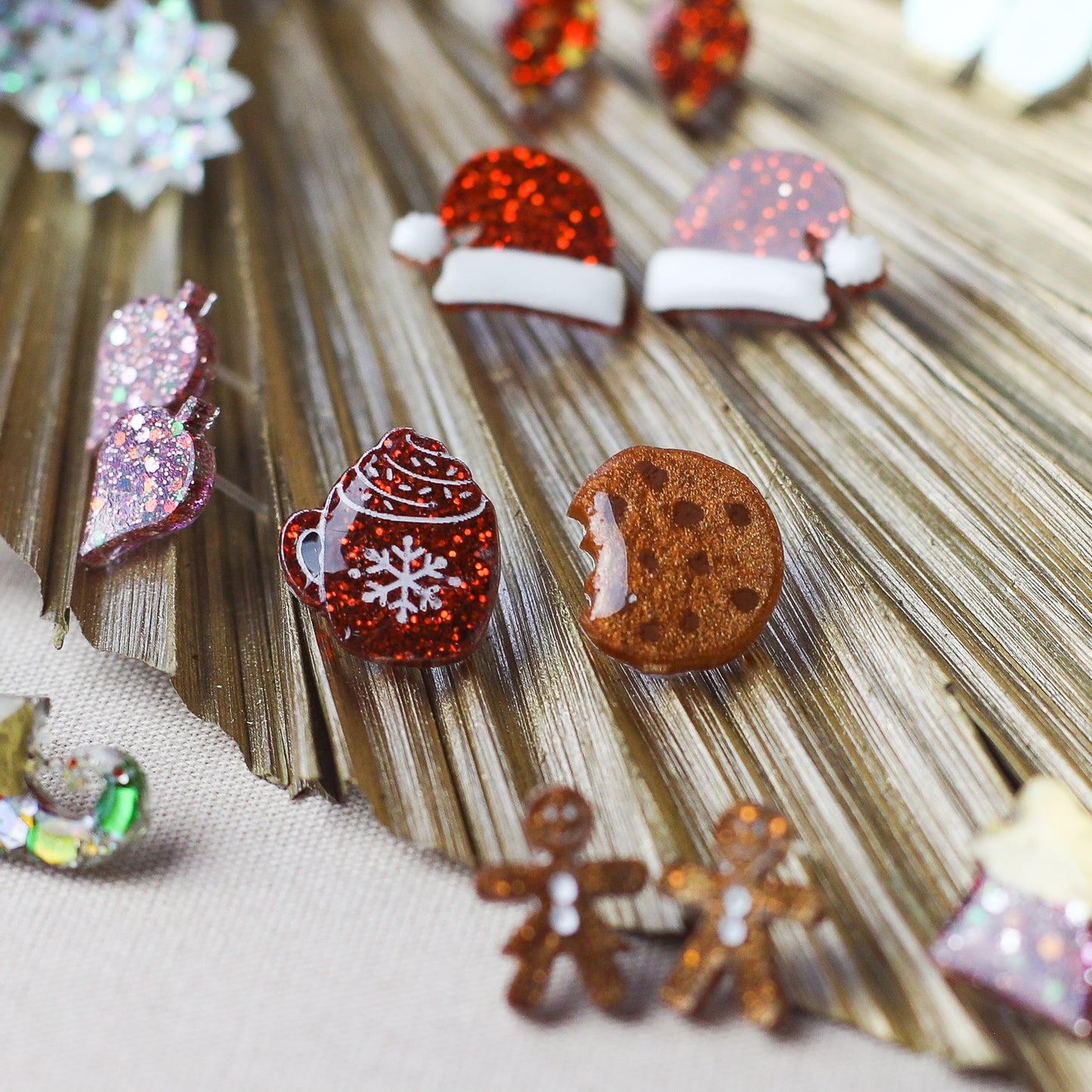 Cocoa & Cookie Studs