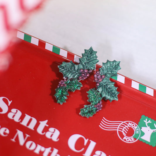 Mistletoe Bold Studs